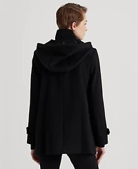 Lauren Ralph Women's Icon Hooded A-Line Coat