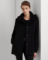 Lauren Ralph Women's Icon Hooded A-Line Coat
