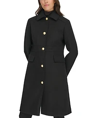 Tommy Hilfiger Women's Hooded Single-Breasted Coat, Created for Macy's