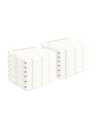 Arkwright Home Cotton Kitchen Towels (12 Pack, 15x25 in.) Windowpane Stripes