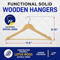Lifemaster Wooden Hanger Set