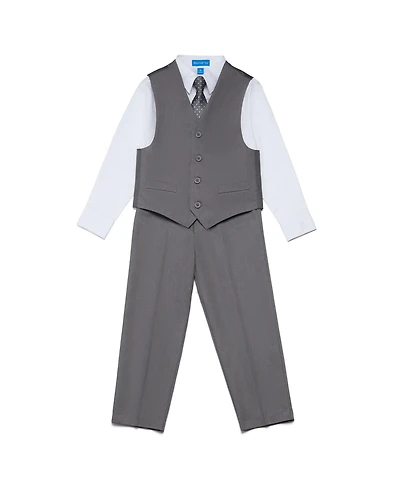 Haggar Little Boys 4 Piece Vest Set