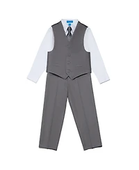 Haggar Little Boys 4 Piece Vest Set