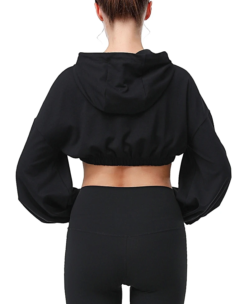 kimi + kai Maternity Active Nursing Hoodie with Removable belly band