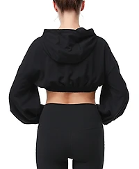 kimi + kai Maternity Active Nursing Hoodie with Removable belly band