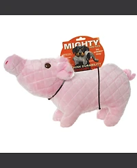 Mighty Massive Farm Piglet, Durable Plush Squeaky Dog Toy
