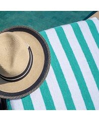 Cali Cabana Striped Beach Towels (4 Pack), 30x60 in., Color Options 100% Soft Cotton