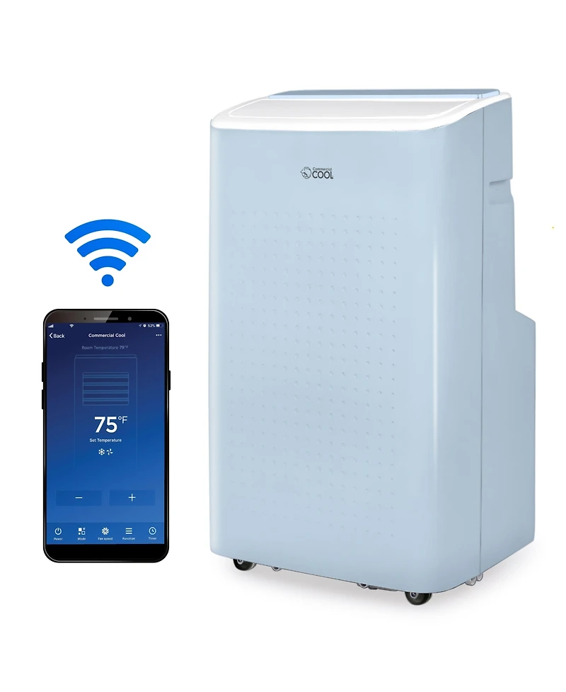 Commercial Cool 6350 Btu Portable Air Conditioner,Blue