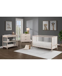 Suite Bebe Pixie Changing Table in Washed Natural/White