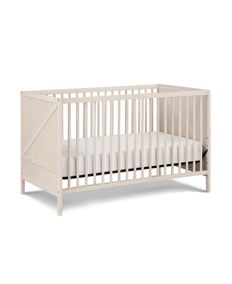Suite Bebe Pixie Zen 3-in-1 Convertible Crib in Washed Natural
