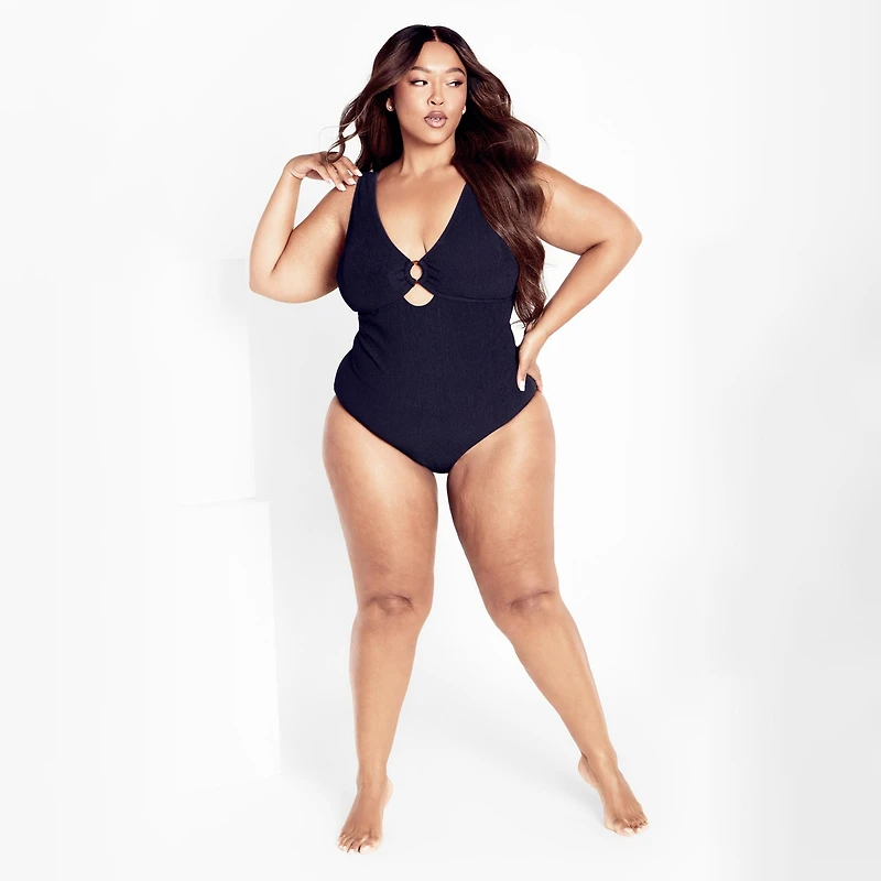 City Chic Plus Size Persia Cut Out 1 Piece