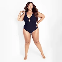City Chic Plus Size Persia Cut Out 1 Piece