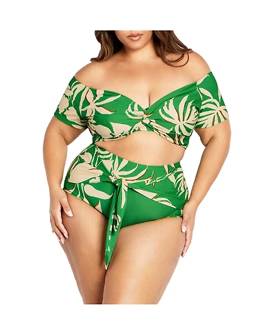 City Chic Plus Size Ingrid Swim Brief