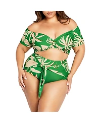 City Chic Plus Size Ingrid Swim Brief