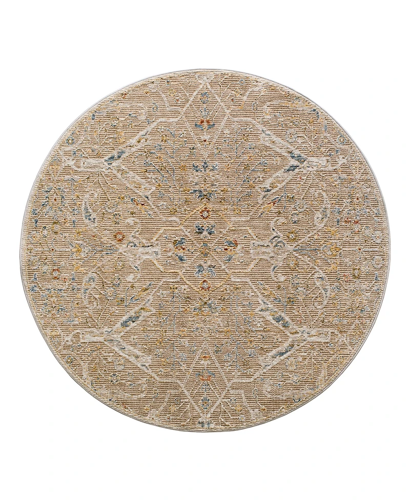 Livabliss Reina Ren-2300 6'7x6'7 Round Area Rug