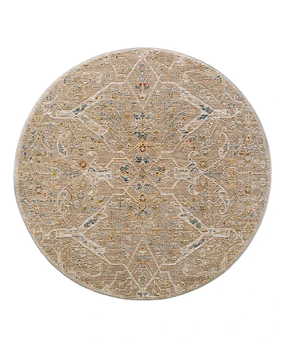 Livabliss Reina Ren-2300 6'7x6'7 Round Area Rug