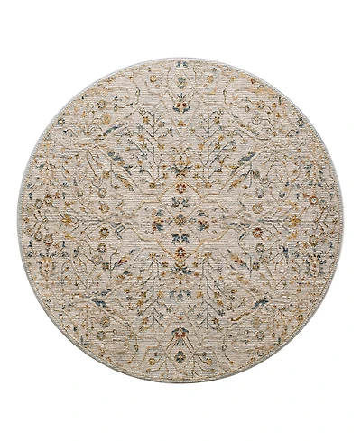 Livabliss Reina Ren-2300 6'7x6'7 Round Area Rug