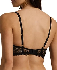 Lauren Ralph Women's Unlined Lace Full Coverage Bra 4L0026