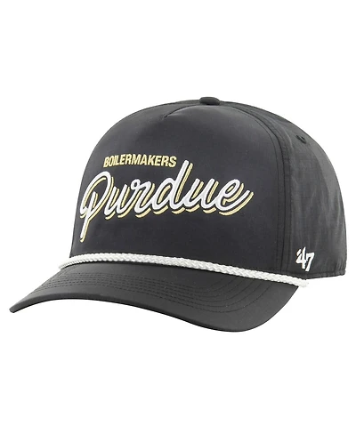 47 Men's Black Purdue Boilermakers Fairway Hitch Adjustable Hat