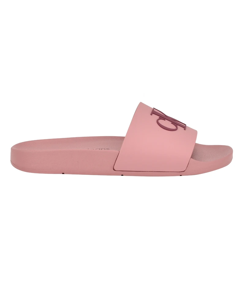 Calvin Klein Women's Arin Logo Beach Slide Sandals
