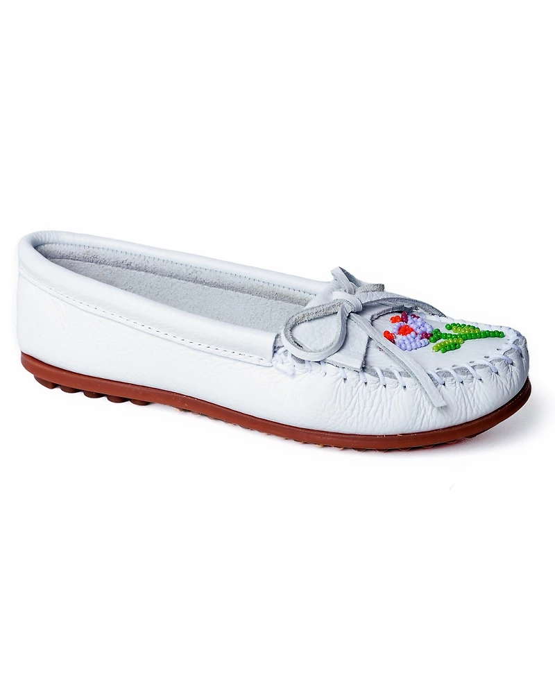 Minnetonka Women's Ziigwan Waabigwan Beaded Moccasins