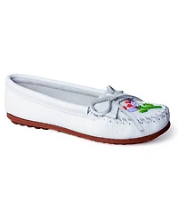 Minnetonka Women's Ziigwan Waabigwan Beaded Moccasins