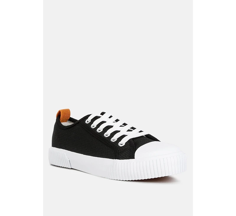 London Rag Sway Chunky Sole Knitted Textile Sneakers