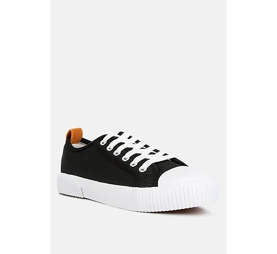 London Rag Sway Chunky Sole Knitted Textile Sneakers