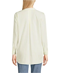 Lands' End Women's No Iron Banded Collar Popover Shirt