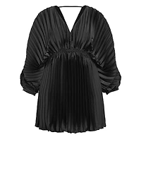 City Chic Plus Chloe Pleat Dress