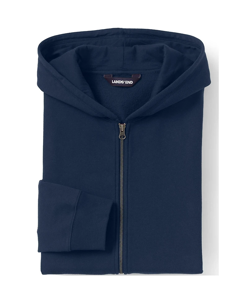 Lands' End Men's School Uniform Adult Zip Front Sweatshirt