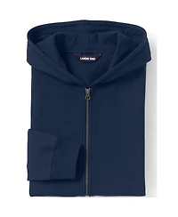 Lands' End Men's School Uniform Adult Zip Front Sweatshirt