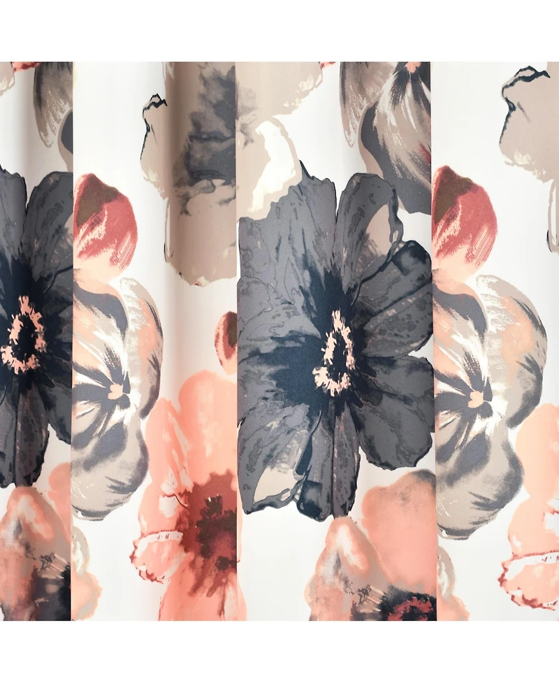 Lush Decor Leah Light Filtering Window Curtain Panels