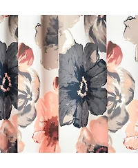 Lush Decor Leah Light Filtering Window Curtain Panels