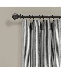 Lush Decor Vintage Stripe Yarn Dyed Cotton Window Curtain Panels