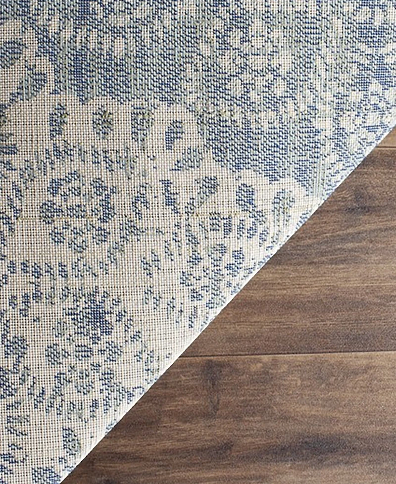 Safavieh Evoke EVK266F Royal/Ivory 5'1" x 7'6" Area Rug