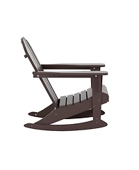 WestinTrends Outdoor Patio Porch Rocking Adirondack Chair