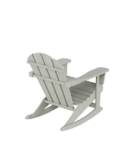 WestinTrends Outdoor Patio Porch Rocking Adirondack Chair