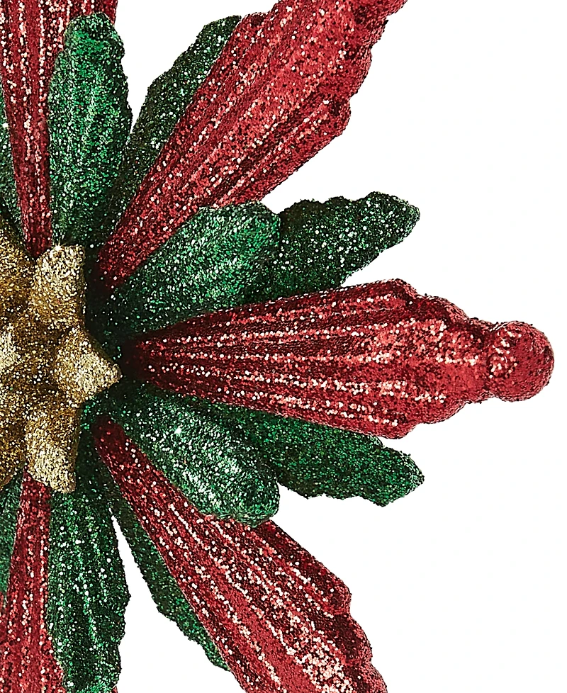 Holiday Lane Christmas Glitters Gold-Tone Starburst Snowflake Ornament, Exclusively at Macy's