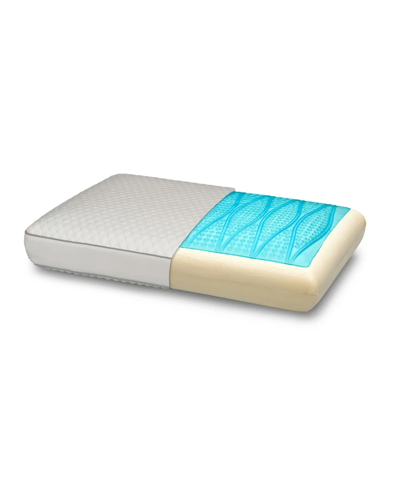 Ella Jayne Super Cooling Gel Top Memory Foam Pillow, Standard