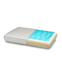 Ella Jayne Super Cooling Gel Top Memory Foam Pillow, Standard