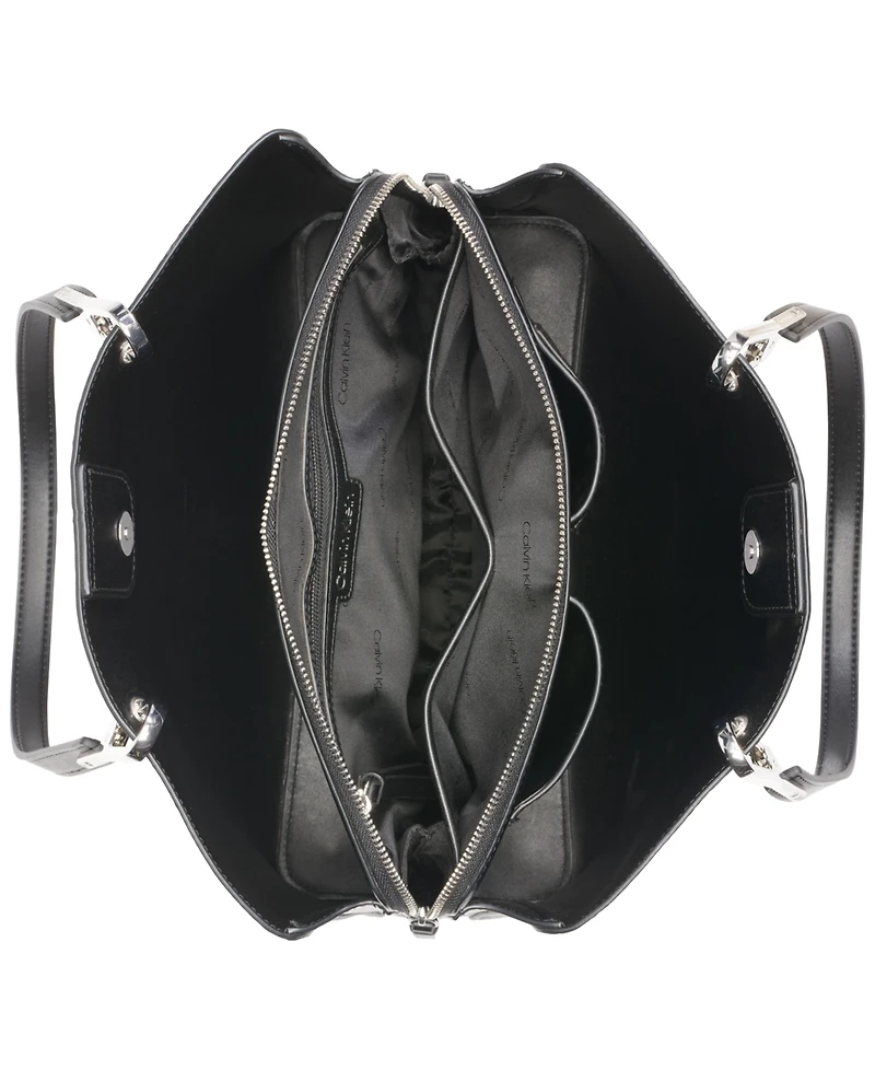 Calvin Klein Garnet Triple Compartment Tote