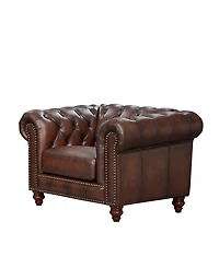 Alton Bay 46" Top Grain Leather Chair