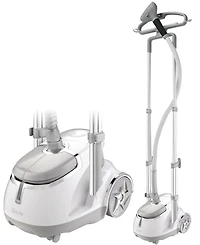 Salav Professional Garment Steamer with Foot Pedal Power Control Silver