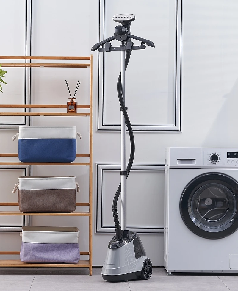 True & Tidy Pro Commercial Heavy-Duty 1800W Garment Steamer with 3 Steam Settings