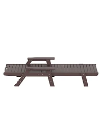 WestinTrends Adirondack Outdoor Chaise Lounge for Patio Garden Poolside (Set of 2)