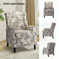 Franco Genuine Leather Manual Recliner