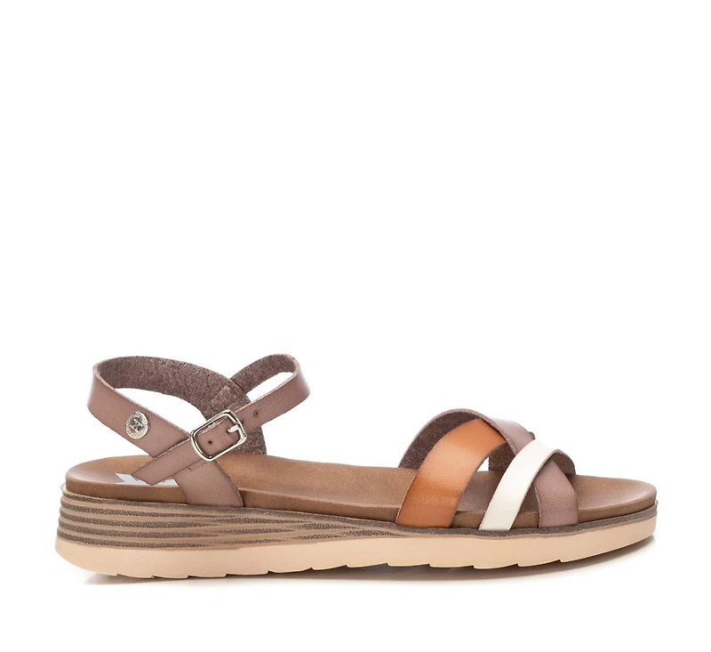Women's Low Wedge Strappy Sandals By Xti