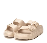 Women's Rubber Flat Sandals By Xti