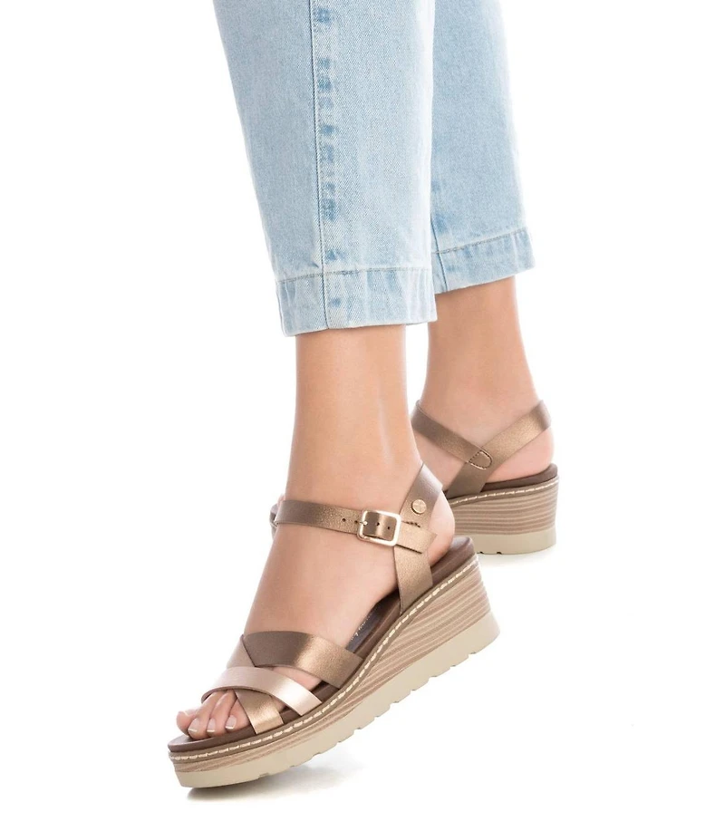 Women's Wedge Strappy Sandals By Xti